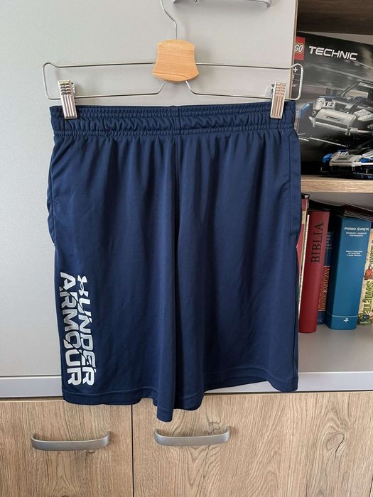 Spodenki sportowe na siłownie granatowe Under Armour