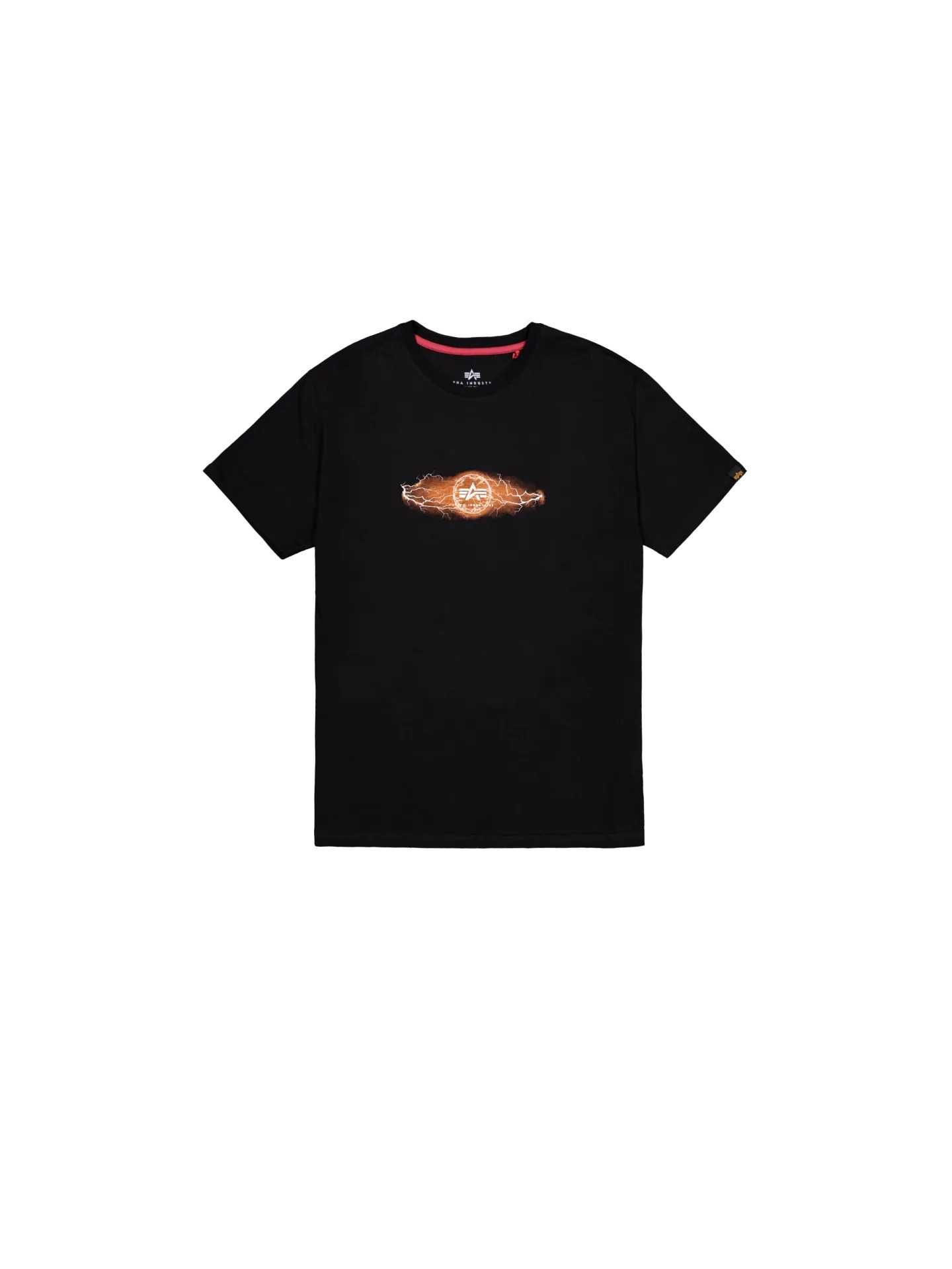 Alpha Industries T-shirt Lighting (156562) black/orange