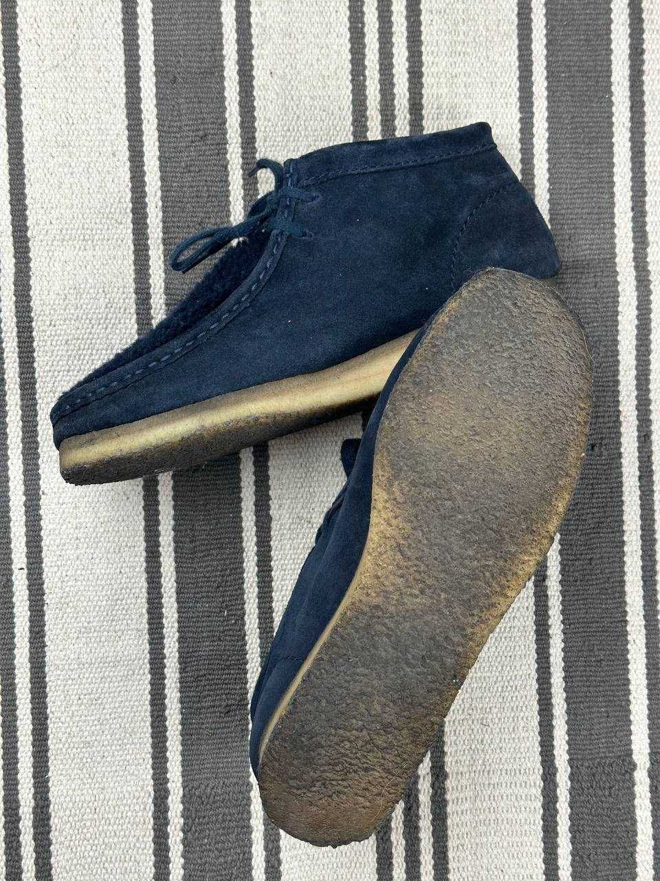 Clarks Original Wallabee Navy buty damskie mokasyne loafersy