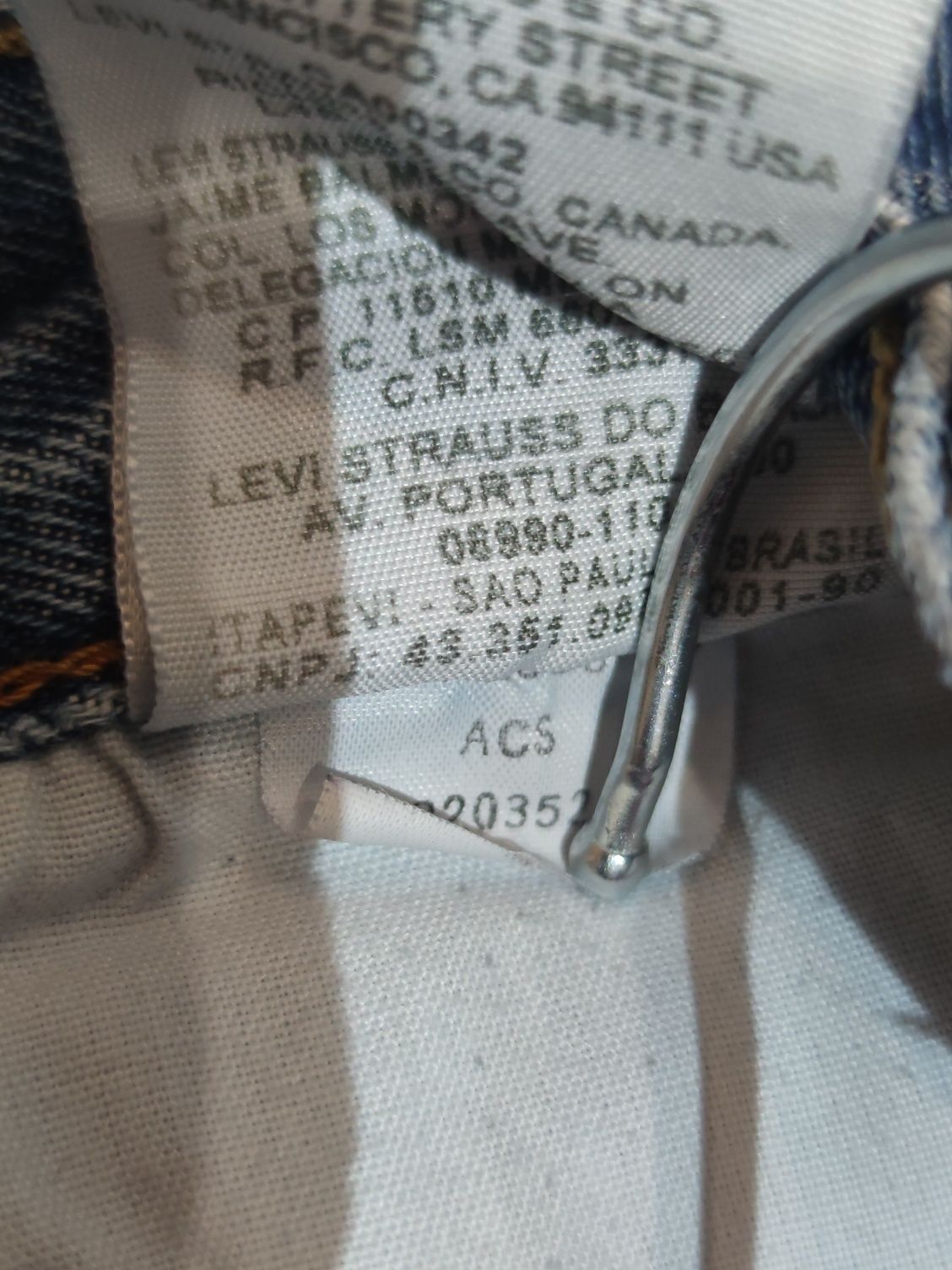 Spodnie męskie firmy Levi's