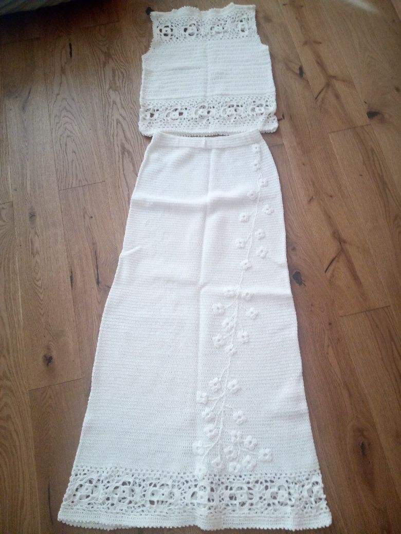 Unikatowa suknia boho ślub wesele panieński poprawiny M L