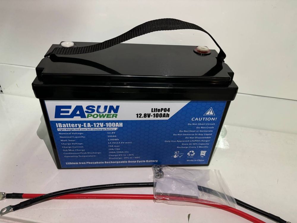 Літієвий акумулятор EASun LiFePO4 12В 100А
