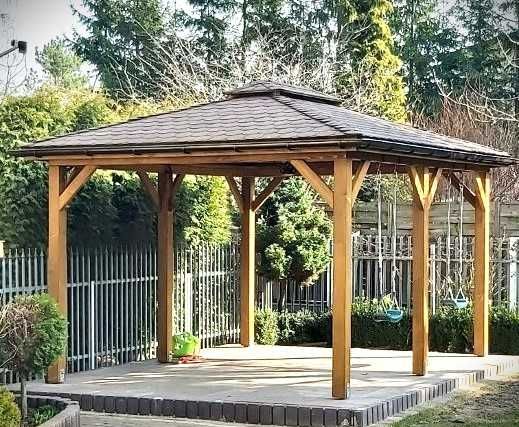 Altana  MALTA 3X4 ,altanka,  wiata, pergola, słupy 12x12, KAŻDY WYMIAR