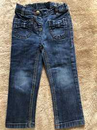 Spodnie jeansy 18-24 m-ce dziewvzynka