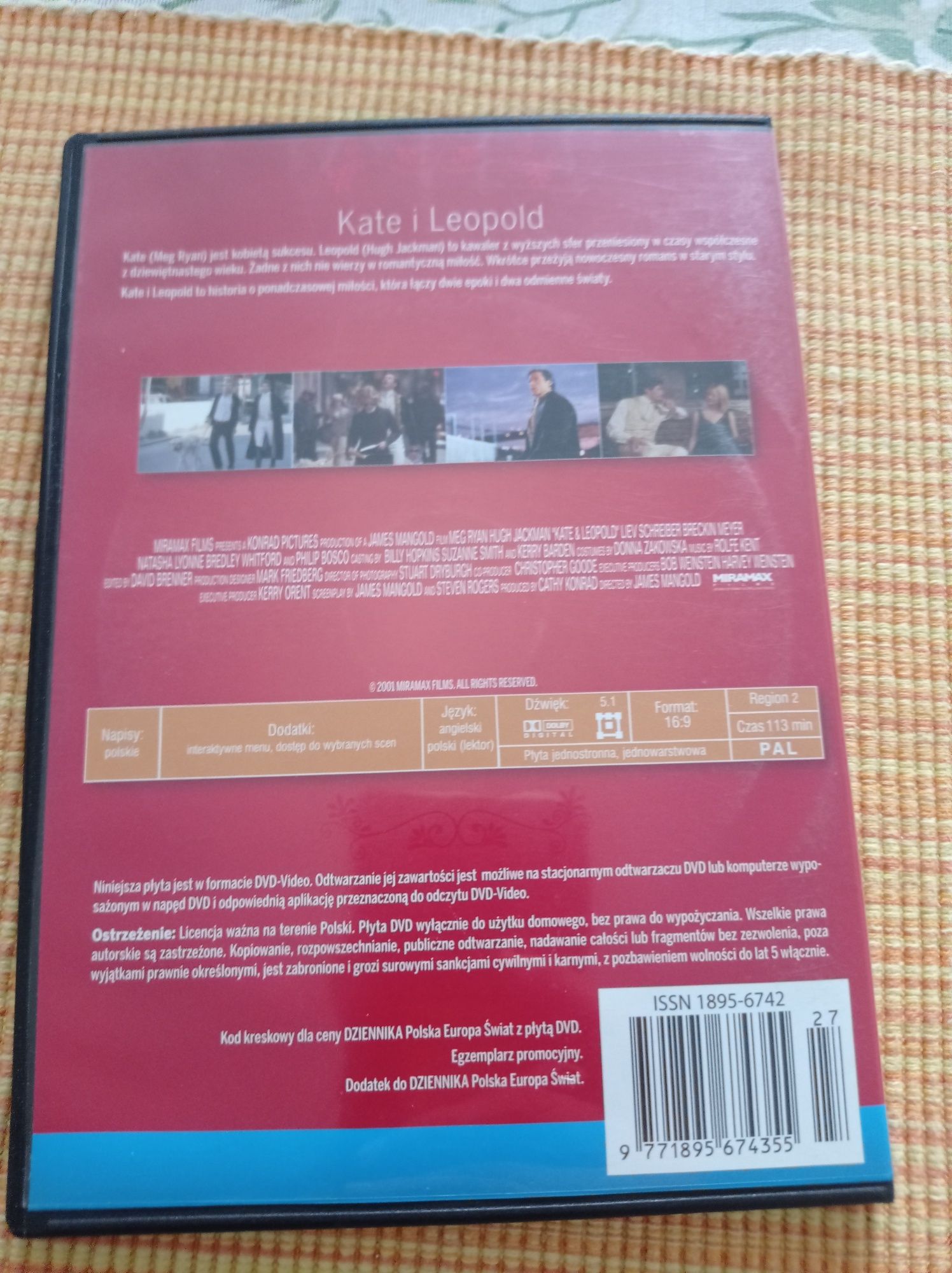 Kate i Leopold - Film DVD