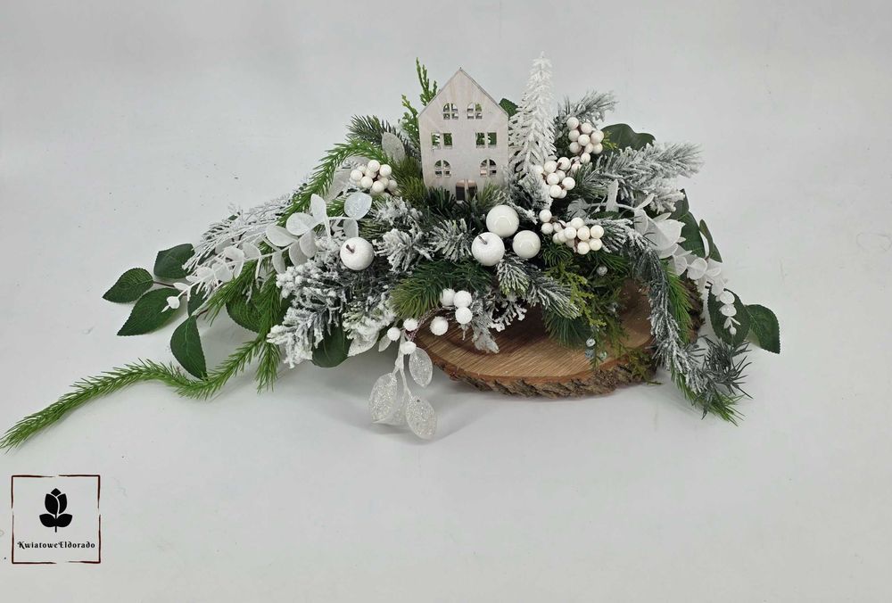 Wiązanka na grób, kompozycja świąteczna na cmentarz