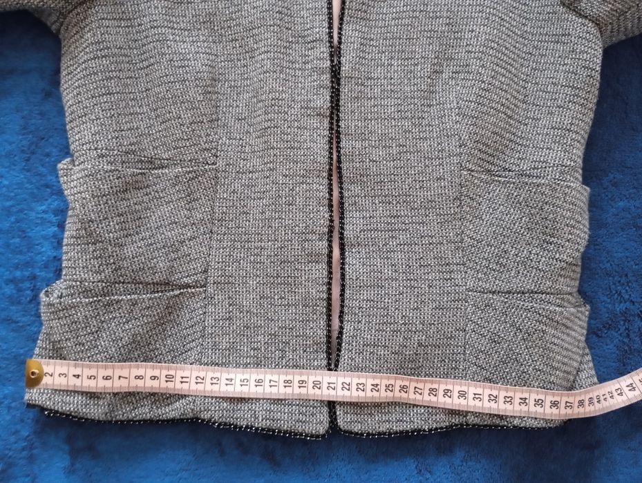 Marynarka, żakiet Zara ze srebrną nitką