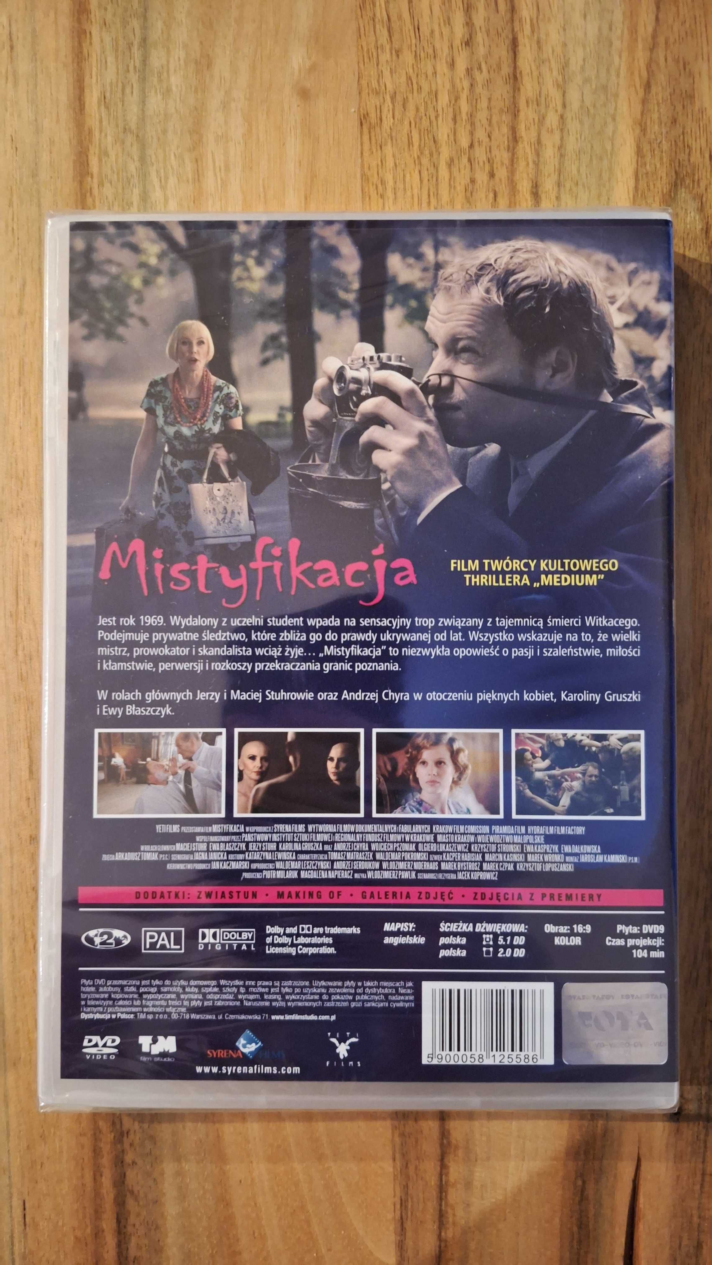 Mistyfikacja - DVD nowe, w folii