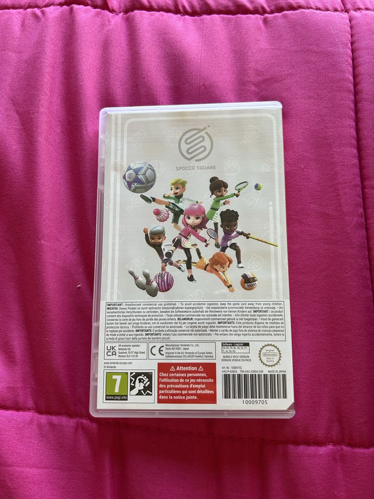 Nintendo switch SPORTS + kit de acessórios
