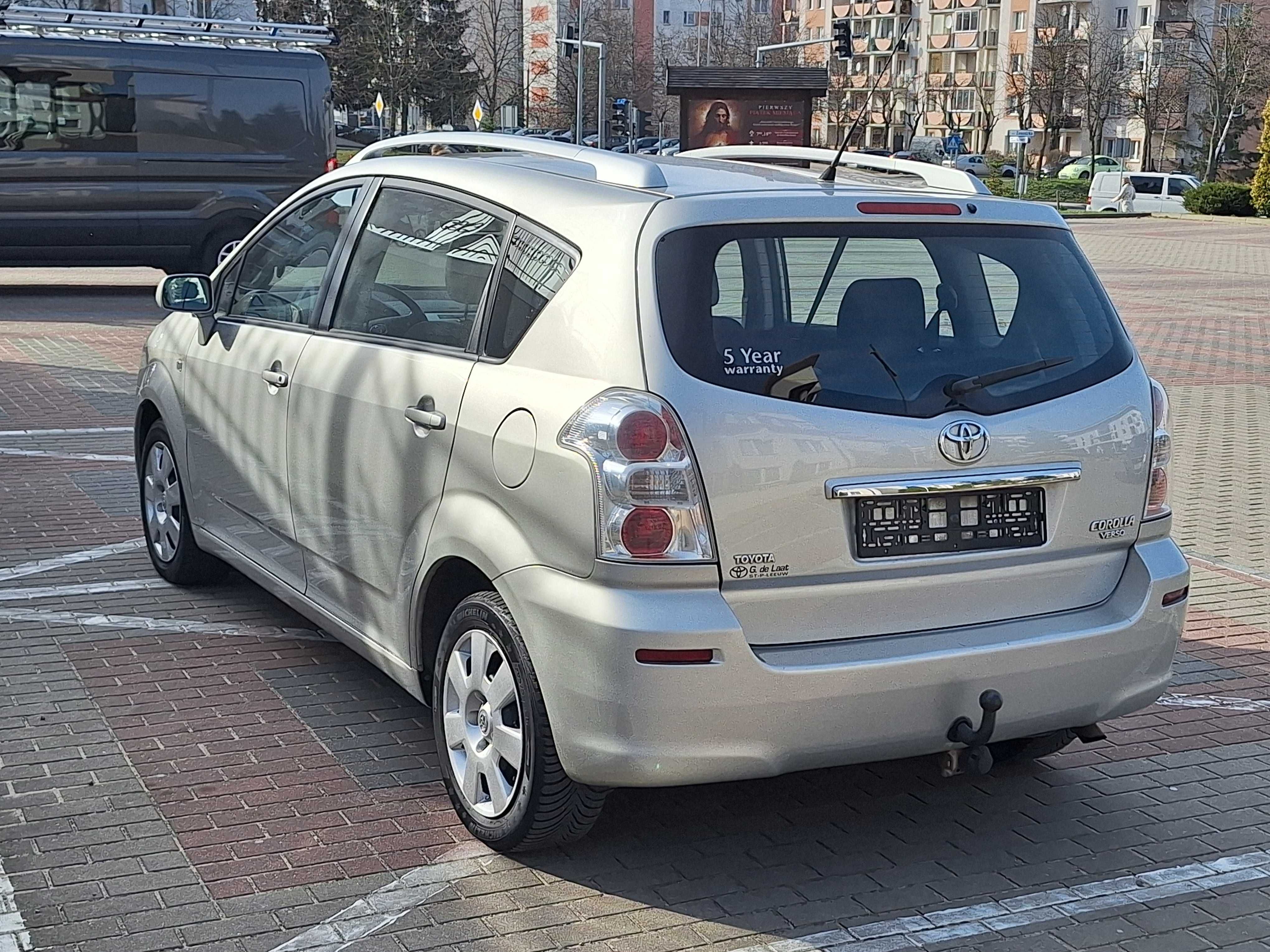 Toyota Corolla Verso Benzyna sprowadzona Opłacona Stan Doskonały.