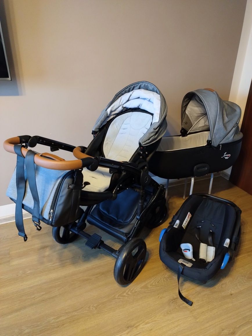 Wózek Junama exclusive prams + nosidełko gratis