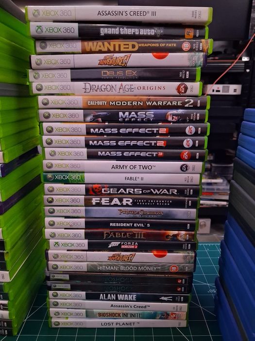 Zestaw 53 gier Xbox 360 – klasyki, hity, komplet. Gry