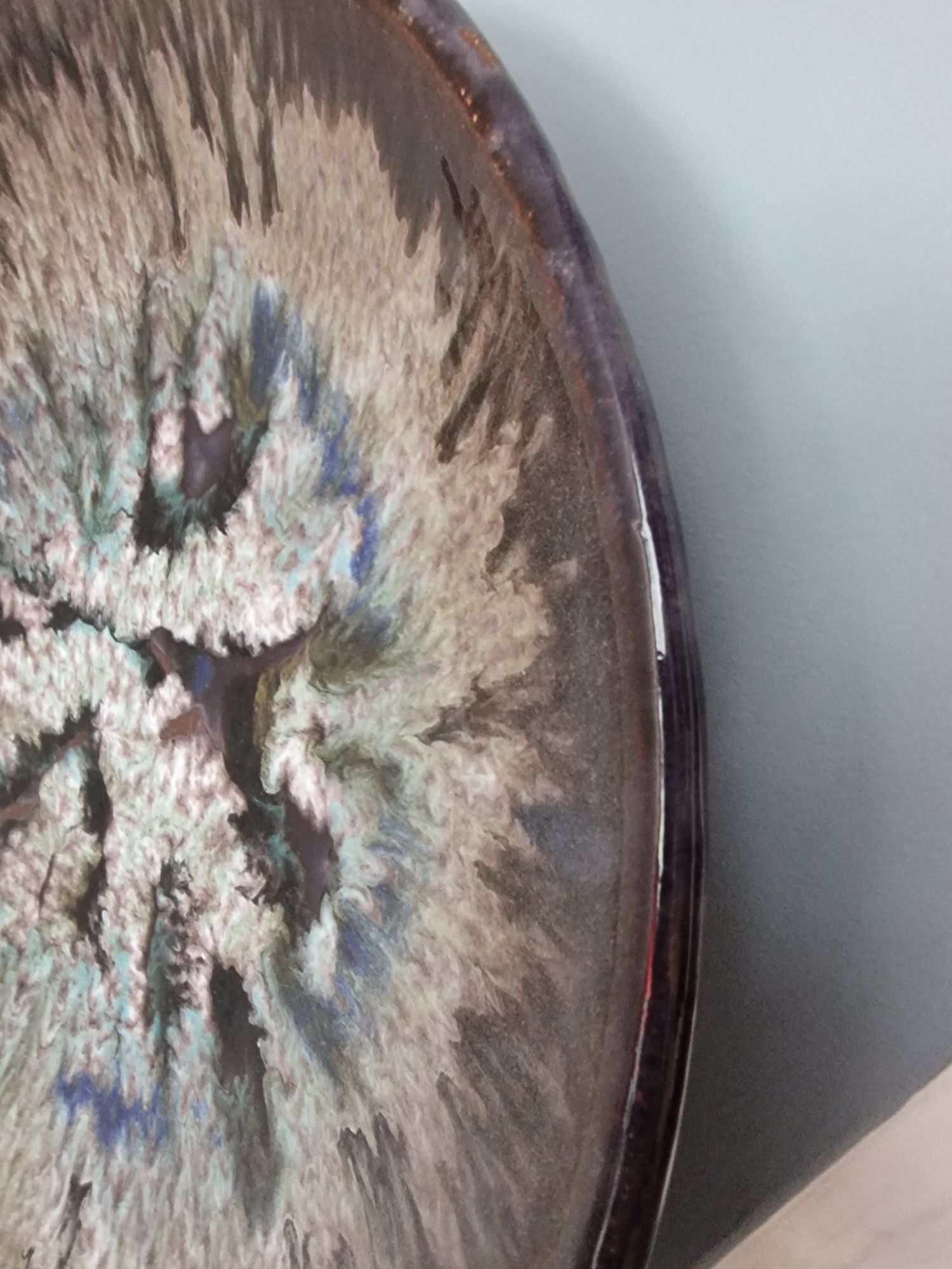 38 cm patera Spółdzielnia Przyjaźń TRZASKA Andrzej idealny stan
