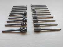 Насадки фрезы боры шарошки для гравера Dremel бормашины набор 20шт.