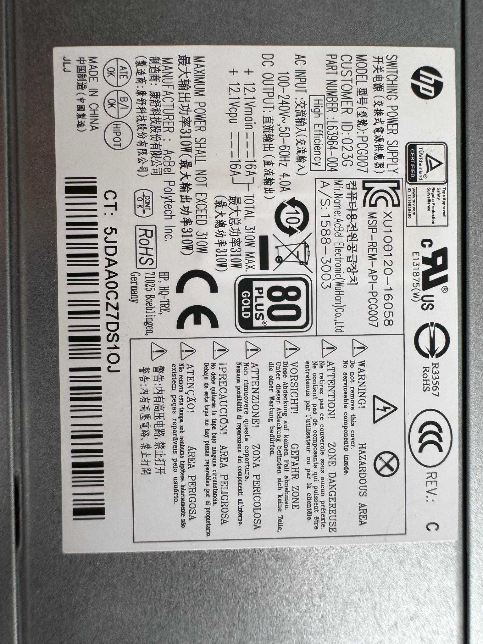 Płyta Główna HP Zhan99 G2,TP01-158rncn