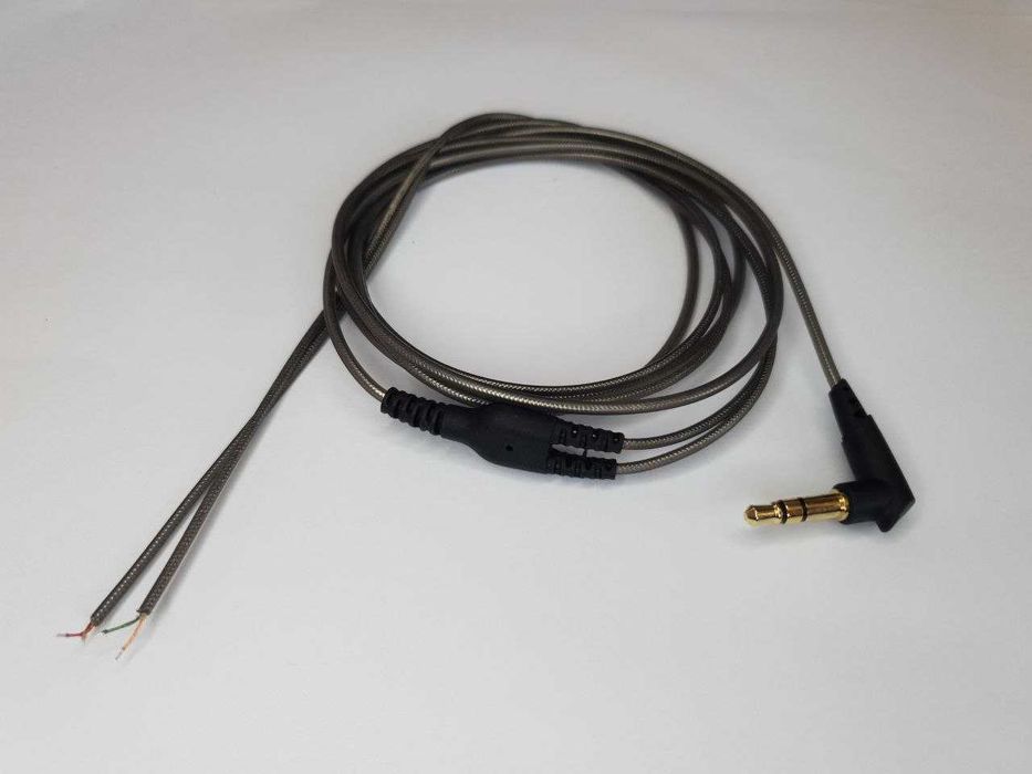 Аудіокабель кабель силікон провід для навушників з мікрофоном Shure