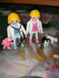 Lalki Playmobil lekarz + pieski