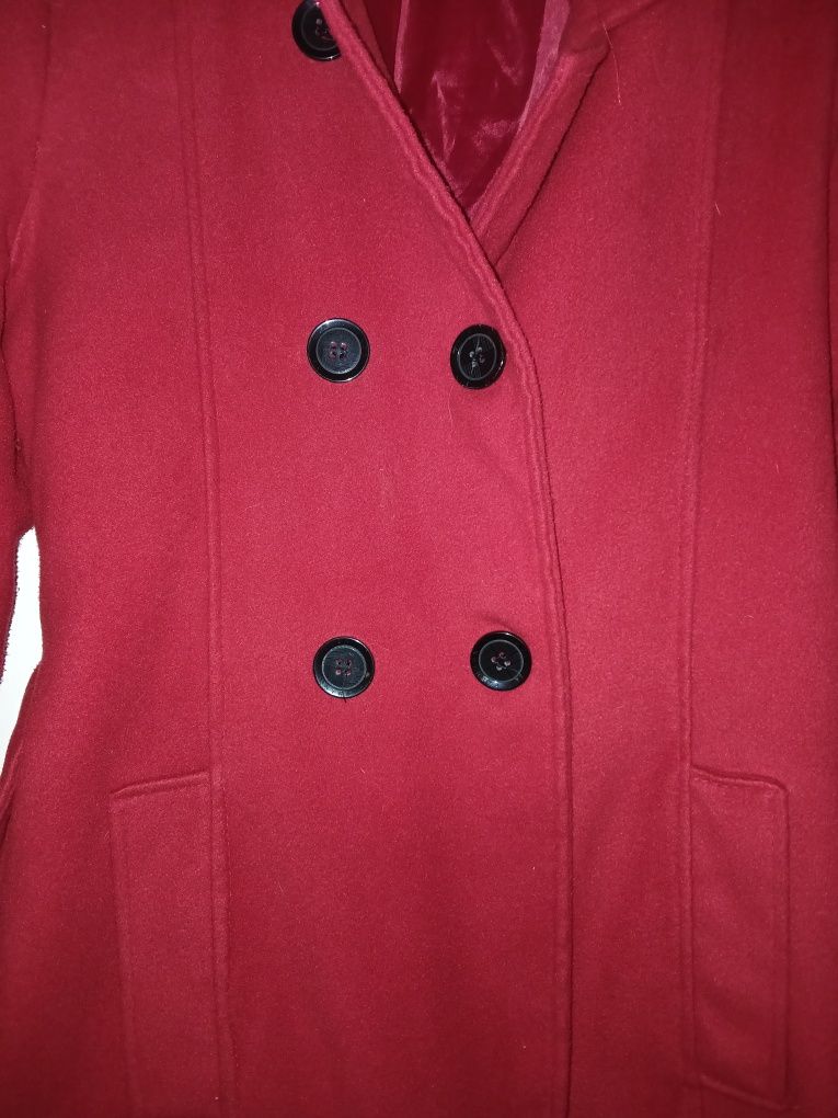 Casaco vermelho quentinho
