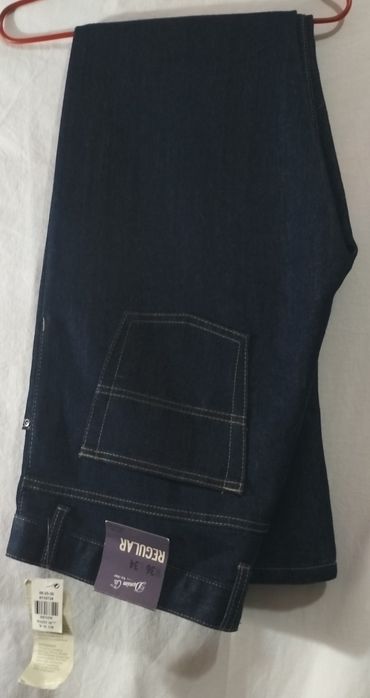 Calças de Ganga Tamanho Grande