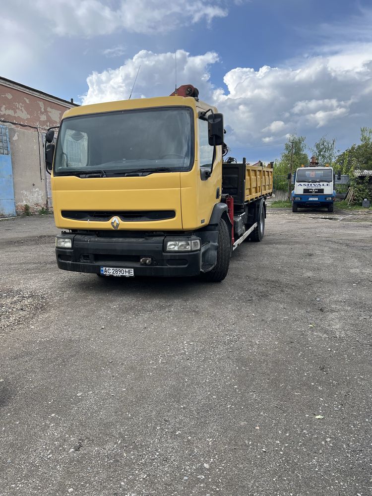 Самоскид з краном маніпулятором