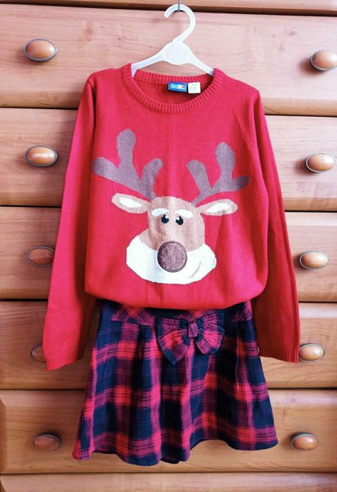 Кофта lupilu 4-6years, 110-116cm. Спідничка George 4-5years, 104-110cm