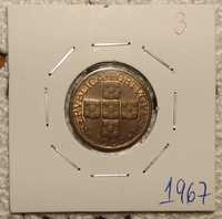 Portugal - moeda de 20 centavos de 1967 (3)