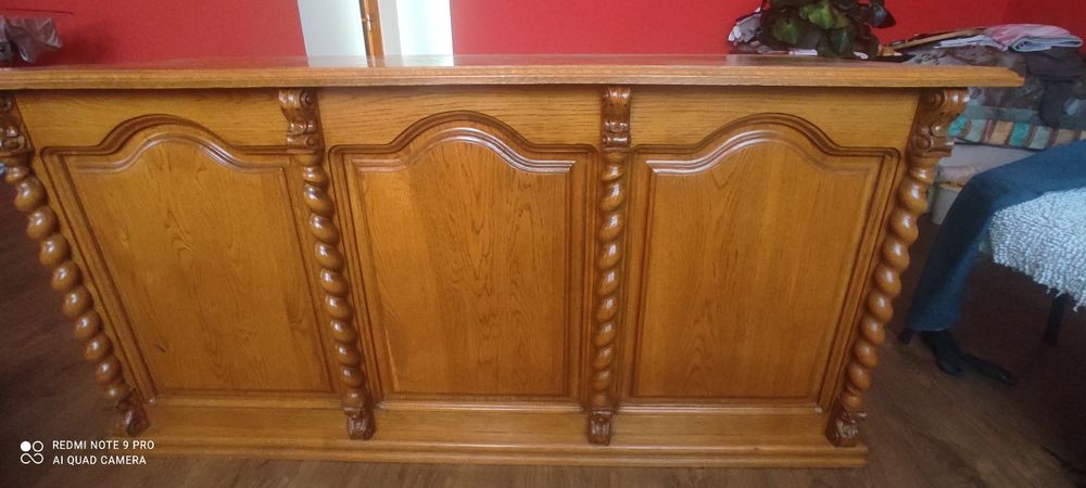 Стіл офісний з масиву дуба ручна робота