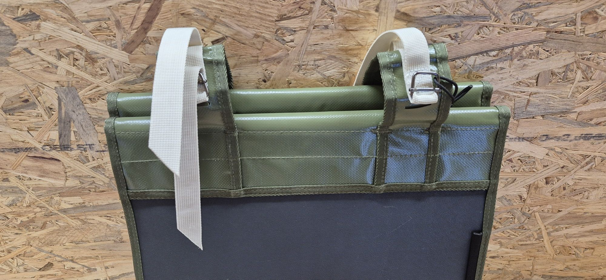 Sakwy rowerowe Basil Urban Load Double Bag 53 l green/sand
