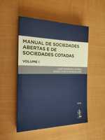 Manual de Sociedades Abertas e de Sociedades Cotadas - Volume I