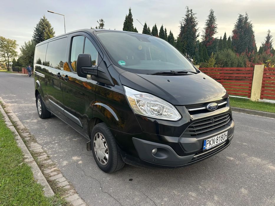 Ford Transit Custom FULL*NAWIEWY*9 OSOBOWY*Niski Przebieg*Bezwypadkowy*Pełen SERWIS*2xKoła