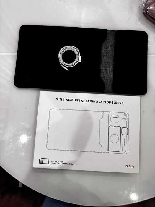 Чохол для ноутбука з бездротовою зарядкою 5 в 1 діагональ 12, 13 і 14