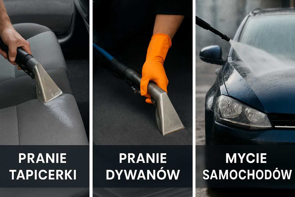 Pranie tapicerki, dywanów, kanap | Mycie samochodów |