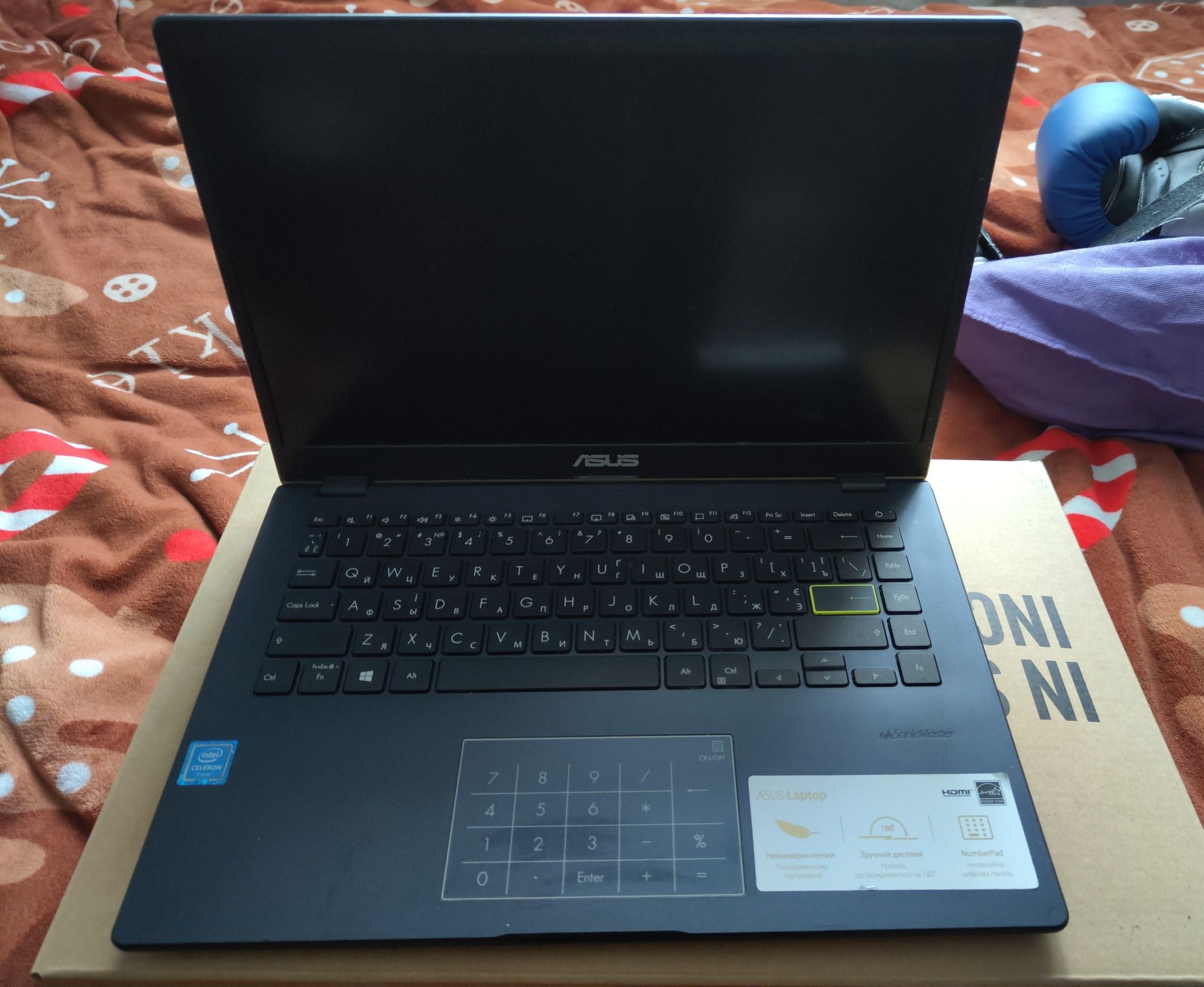 Ноутбук ASUS Laptop 14 E410MA-EB268 Peacock Blue