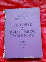 Książka Historyk a świadomość Narodowa 1982rok