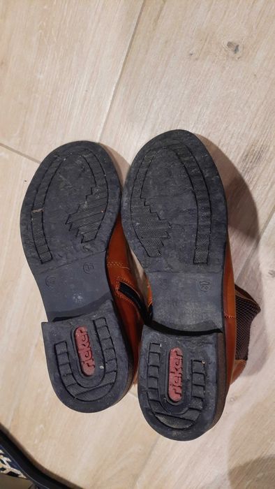 Brązowe botki Riekier