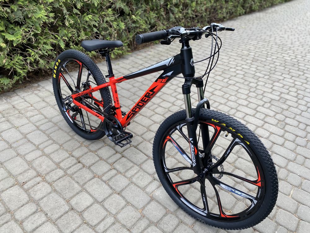 Гірський велосипед Corso Spider 26 Black-Red