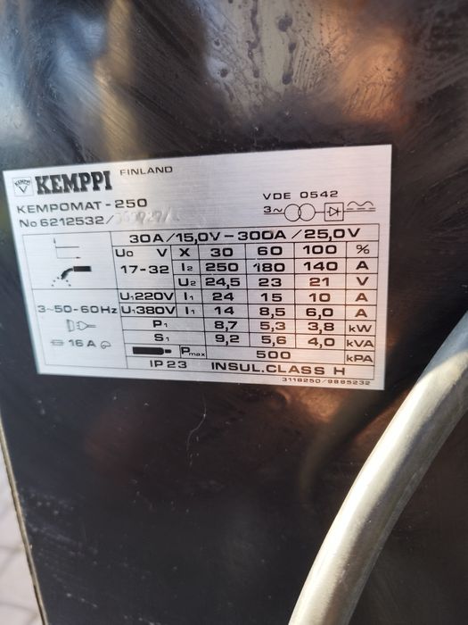 Spawarka migomat kemppi kempomat 250