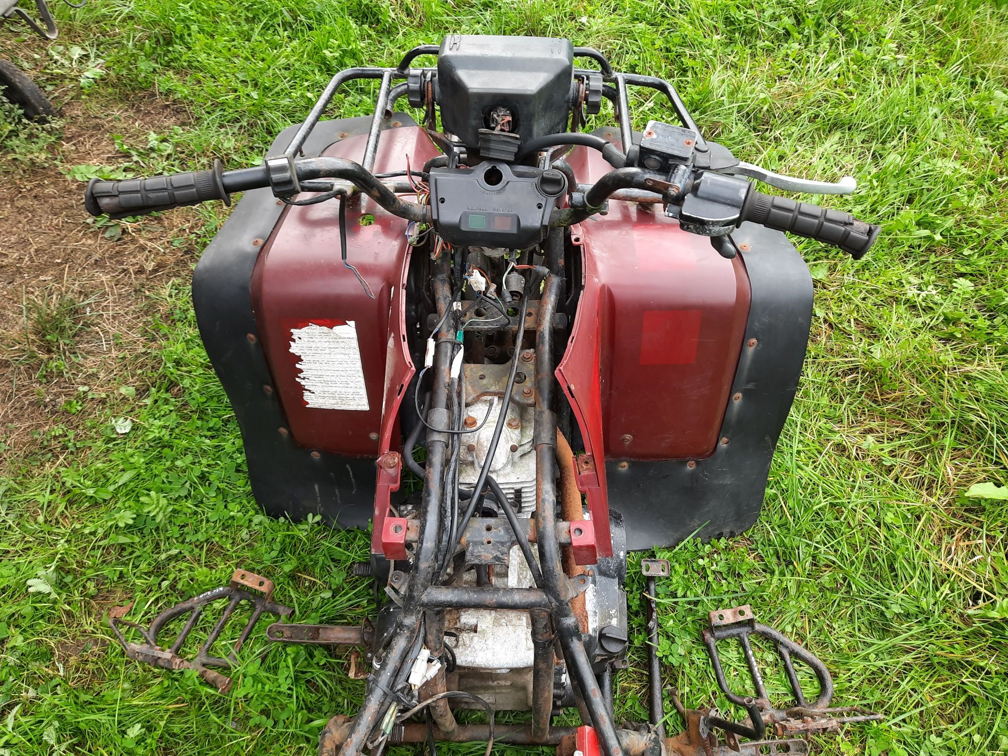 Kawasaki KLF 300 części lampa rama błotnik owiewka zderzak bagażnik oś