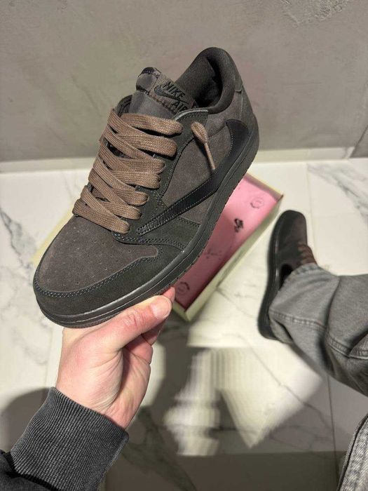 Кросівки Nike Air Jordan Low x Travis Scott Brown premium