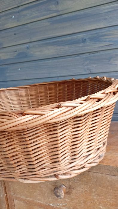 Leżanka dla psa/ Kosz wiklinowy dla psa