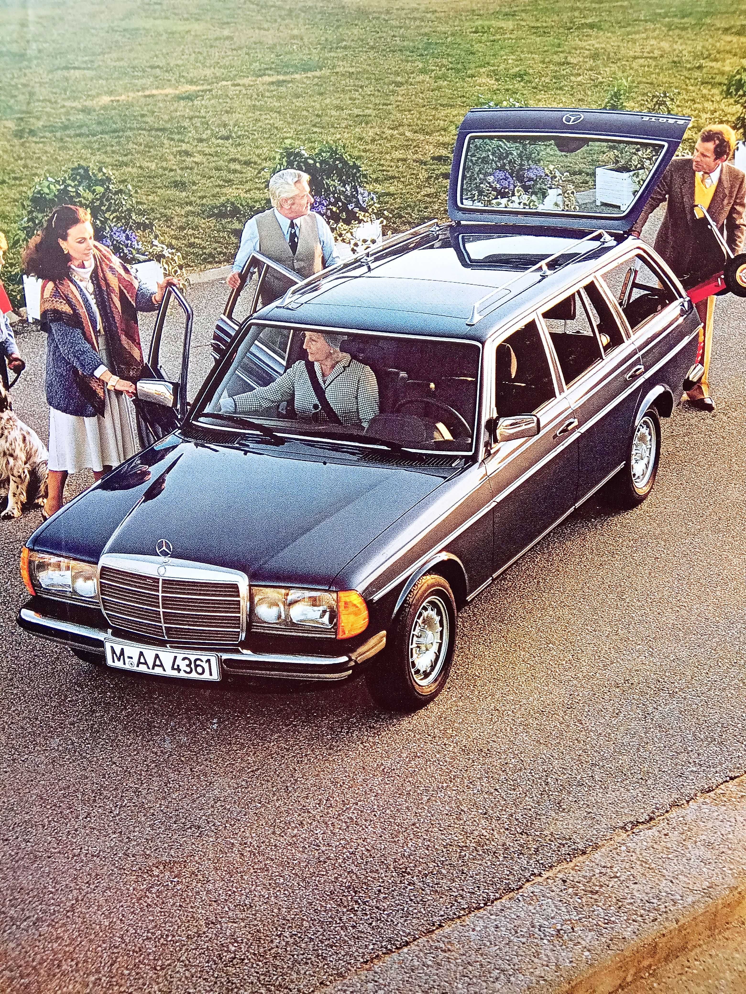 Mercedes W123 T-Modell / kombi S123 - 1983 prospekt 36 stron, stan DB+