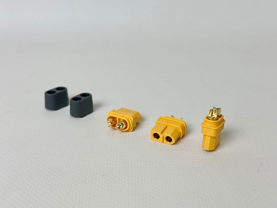 Силовой разъем/коннектор Amass XT60  (female/мама)