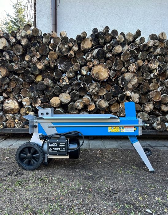 Łuparka do drewna moc 9t Wynajem wynajmę wypożyczalnia USŁUGA RĄBANIA