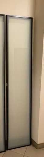 Front PAX Ikea Fevik 50x229 szkło matowe czarnobrąz