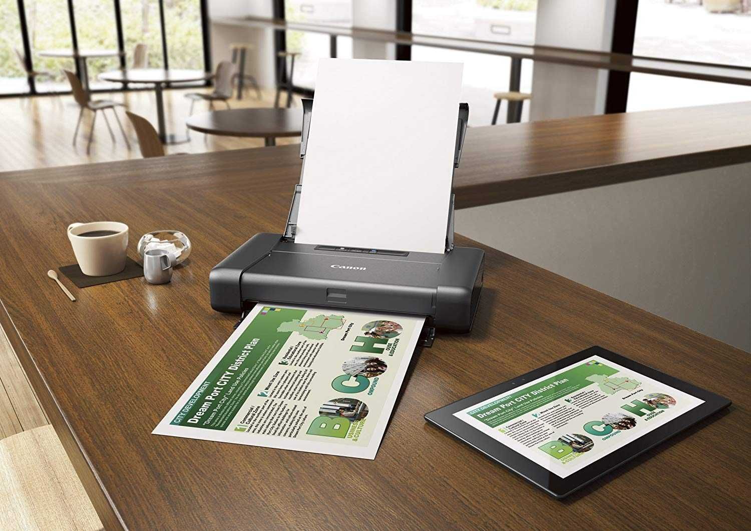 Canon IP 110 Wi-Fi Drukarka Mobilna - Bateria Gwar. Tusze Wrocła
