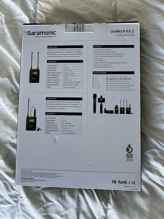 Microfones lapela Saramonic