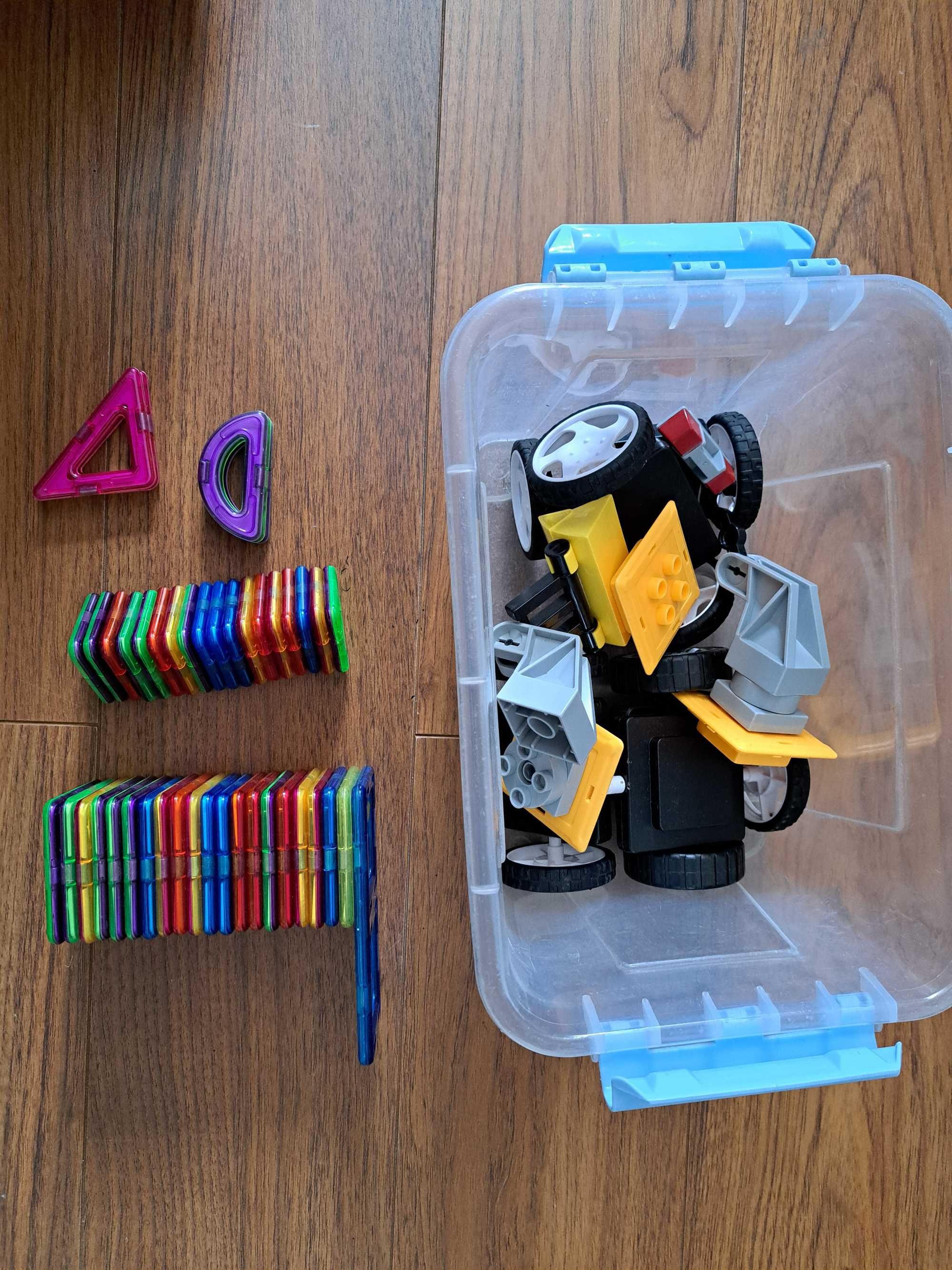 Magformers – klocki magnetyczne, 45 elementów + kółka i dodatki