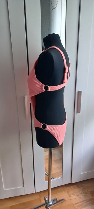 Strój kąpielowy 1-czesciowy morelowy r L Censored