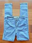 Calças/ jeggings de ganga justos e de cintura subida Primark, tam 34
