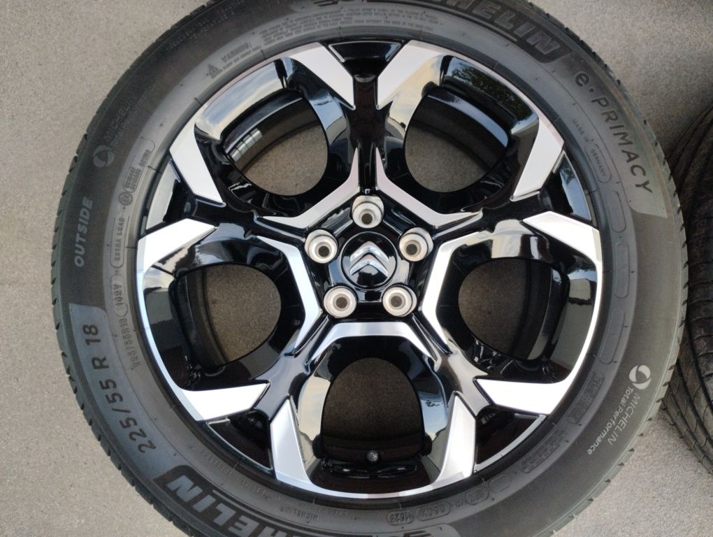 Koła R18 5x108 Citroen C5 Aircross 225/55R18 ET49 23r 7,5jx18 Peugeot